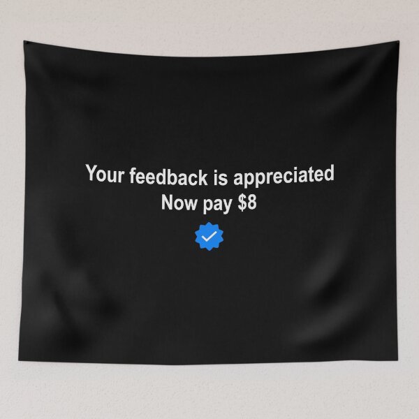 Item preview, Your feedback is appreciated now pay $8 designed and sold by Shariss.