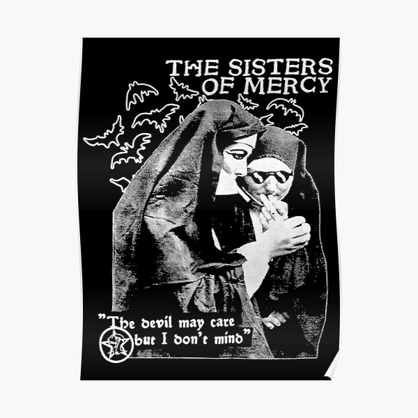 Sisters Of Mercy Night Poster For Sale By Wheatmc Redbubble