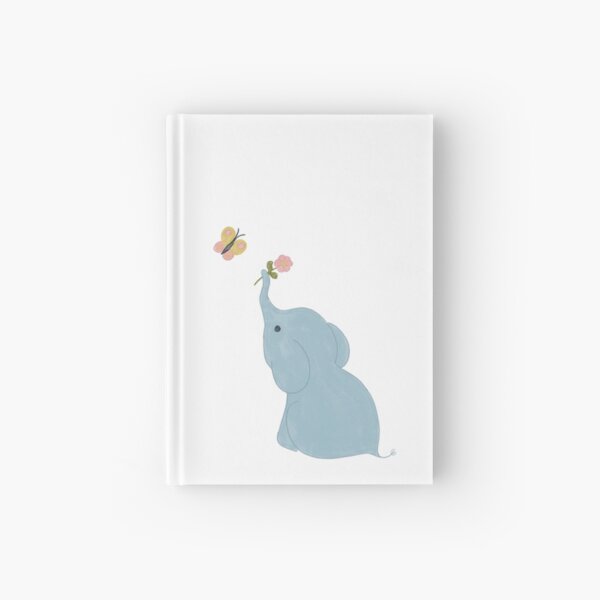 Item preview, Elephant with Butterfly and Flower 01 designed and sold by Lorelle Gifts.