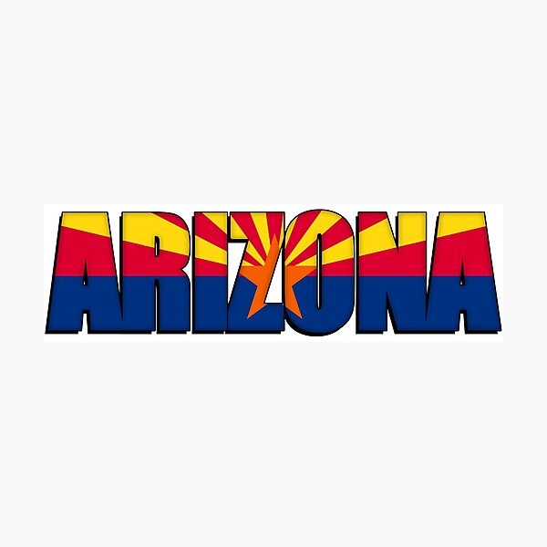 Item preview, Arizona Flag Sticker designed and sold by MikePrittie.
