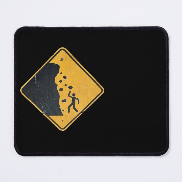Item preview, road sign (danger falling rocks) designed and sold by mystudiocreate.