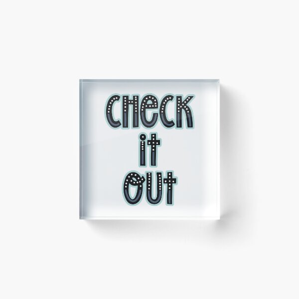 Item preview, Check It Out designed and sold by ChenryConcepts.