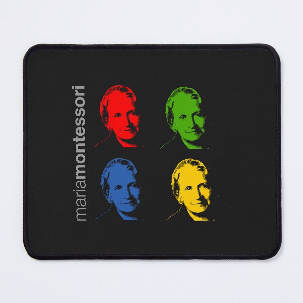 Item preview, Quadrichrome Maria Montessori portrait poster  designed and sold by CMYKStudio.