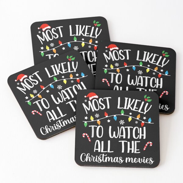Item preview, Most Likely To Watch All The Christmas Movies Family Pajamas designed and sold by IsraelCastro.