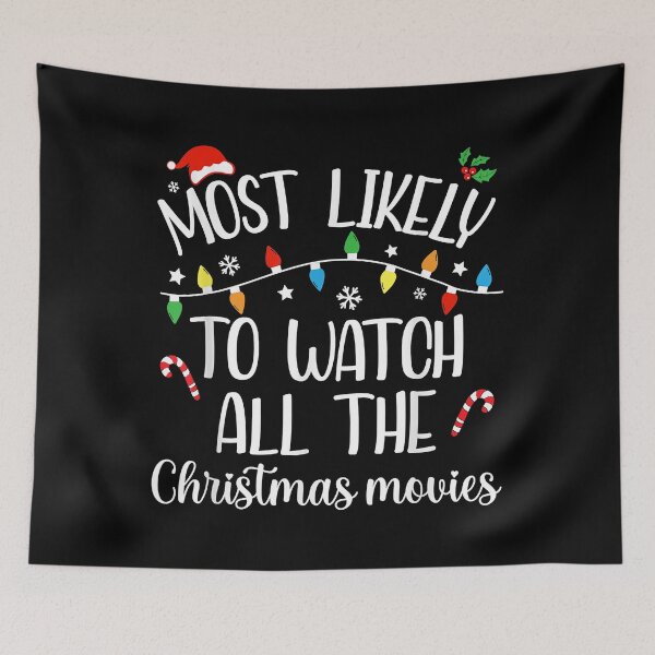 Item preview, Most Likely To Watch All The Christmas Movies Family Pajamas designed and sold by IsraelCastro.