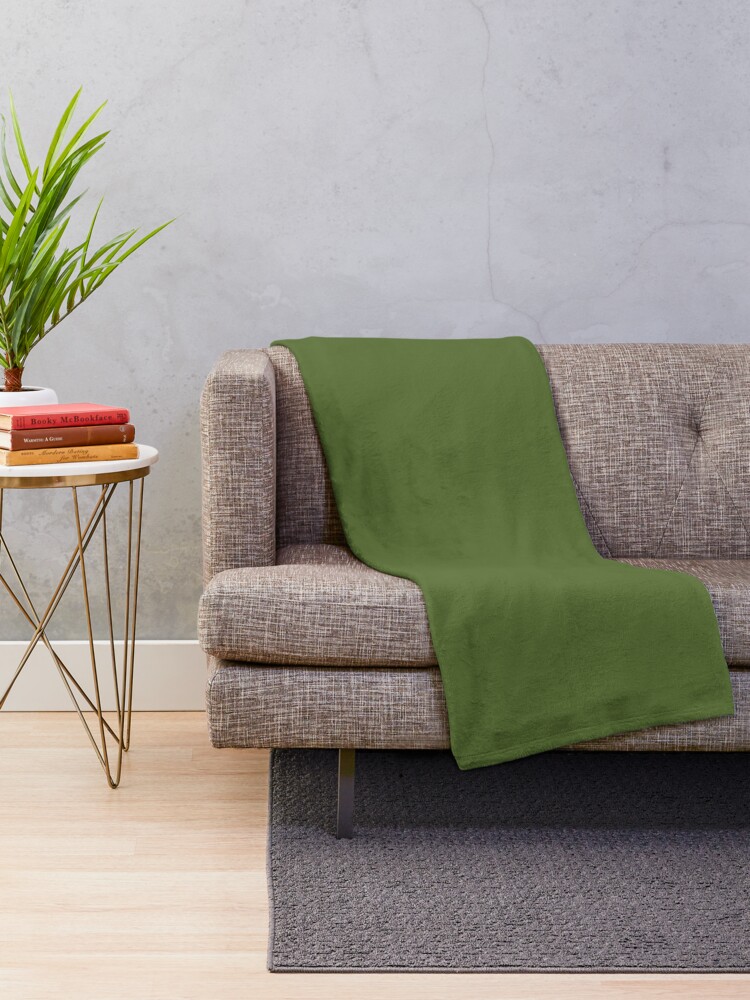 "color dark olive green" Throw Blanket for Sale by kultjers Redbubble
