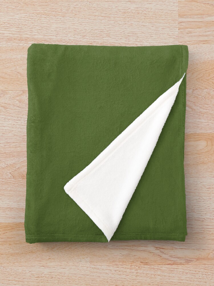"color dark olive green" Throw Blanket for Sale by kultjers Redbubble