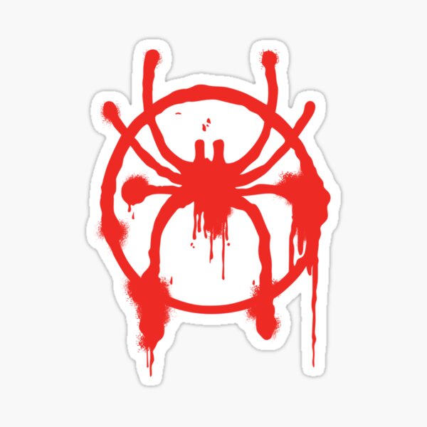 Miles Morales Spider Logo Sticker For Sale By Kamrenzulauf Redbubble 2756