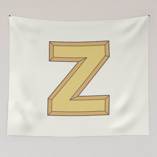 Item preview, Z illustrated alphabet letter designed and sold by freshinkstain.