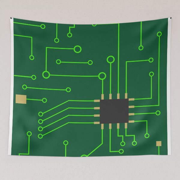 Item preview, Microchip Digital Art, PCB designed and sold by Kooky-Angie.