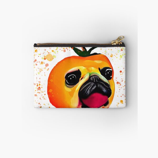 Item preview, Orange Tomato Pug Splatter designed and sold by DreamScheme.
