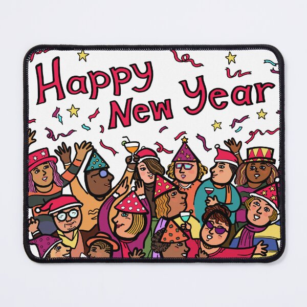 Item preview, Group of crowds of people celebrate the New Years holidays party designed and sold by Nalidsa Sukprasert.