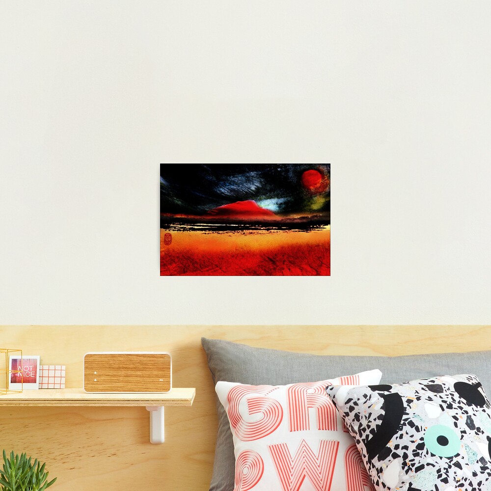Red Mountains Photographic Print
