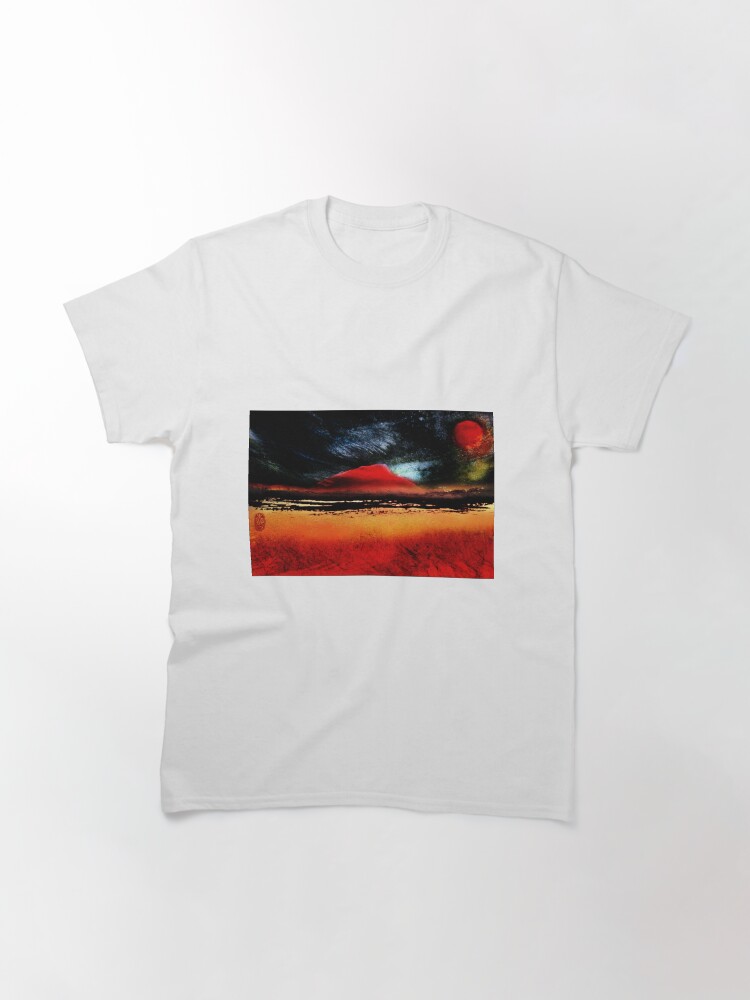 Thumbnail 3 of 7, Classic T-Shirt, Red Mountains designed and sold by ronmoss.