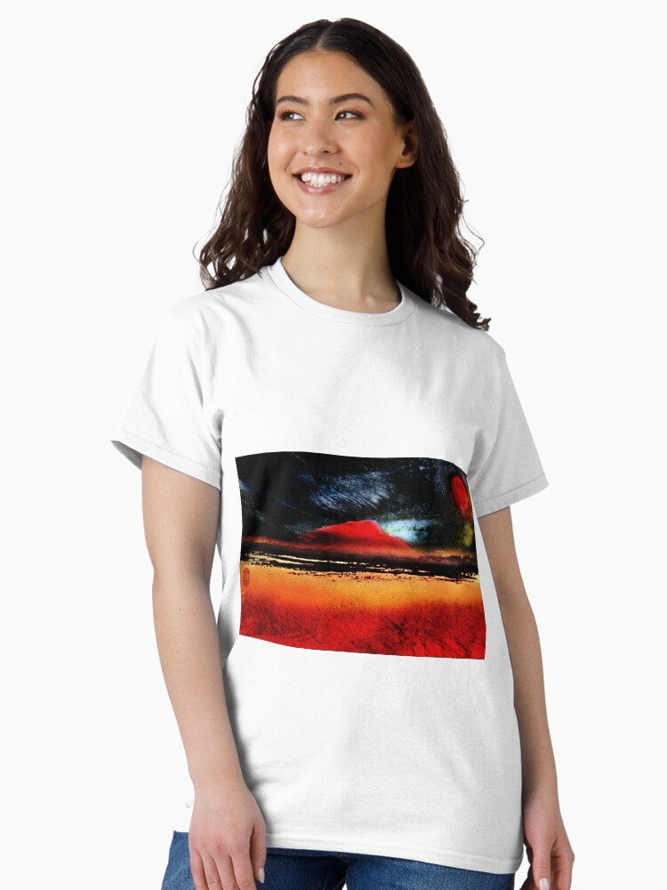Thumbnail 2 of 7, Classic T-Shirt, Red Mountains designed and sold by ronmoss.