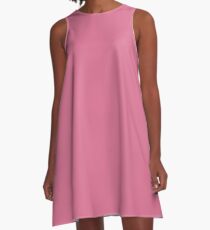 color pale violet red A-Line Dress