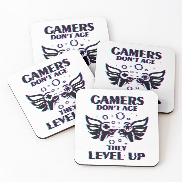 Item preview, Gamers Don't Age They Level Up | Black designed and sold by Ruinn Store.