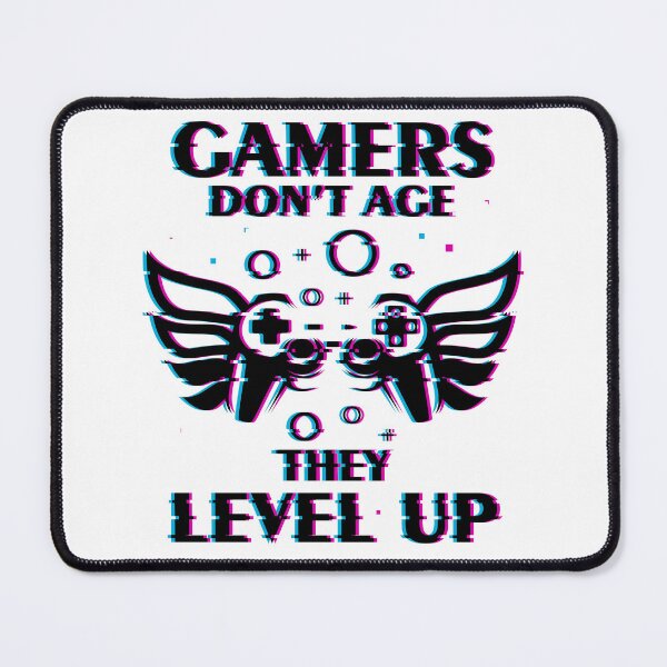 Item preview, Gamers Don't Age They Level Up | Black designed and sold by Ruinn Store.