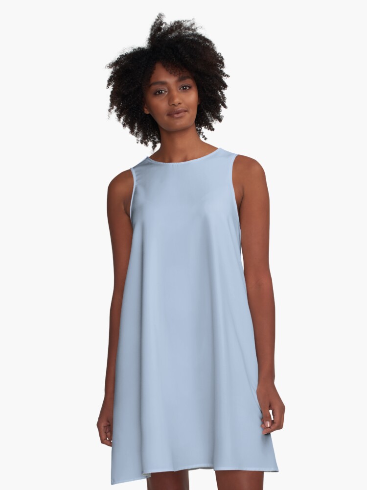 Steel blue shop color dress