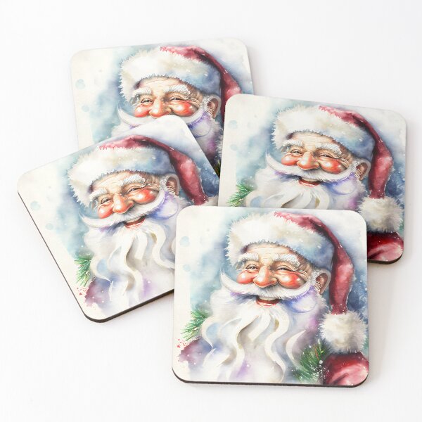 Item preview, Smiling Santa Claus Father Christmas Watercolor Old Fashioned Vintage designed and sold by CGSGraphics.