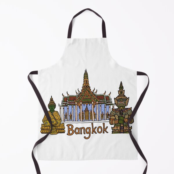 Item preview, Wat Phra Kaew, the Grand Palace with Emerald Buddha and Yaksha giant demon. designed and sold by Nalidsa Sukprasert.