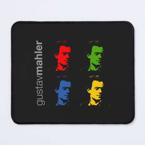 Item preview, Quadrichrome Gustav Mahler portrait poster designed and sold by CMYKStudio.