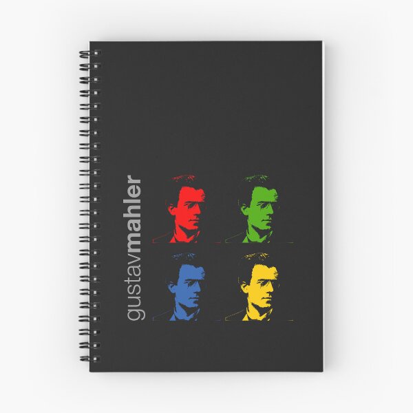 Item preview, Quadrichrome Gustav Mahler portrait poster  designed and sold by CMYKStudio.