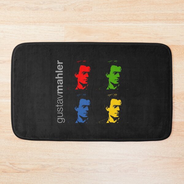 Item preview, Quadrichrome Gustav Mahler portrait poster  designed and sold by CMYKStudio.
