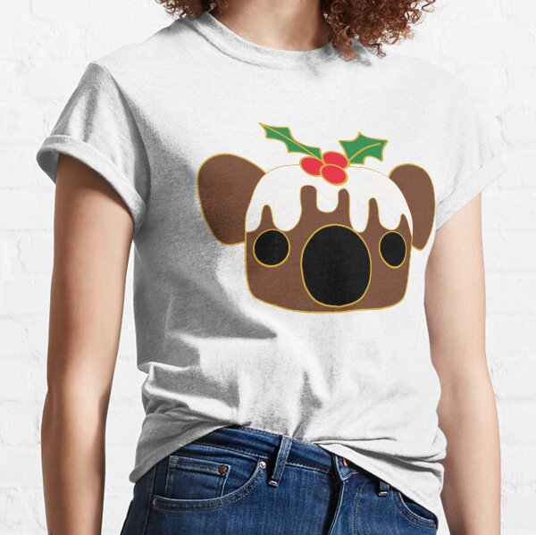 Womens Funny Festive White Christmas Pudding Boobs T-shirt Xmas Gift Idea -  Dragons Den Fancy Dress Ltd