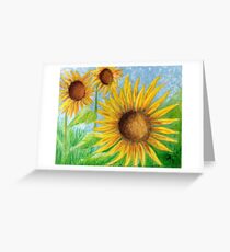 Sunflowers Greeting Card