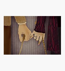 Tonks and Lupin Photographic Print