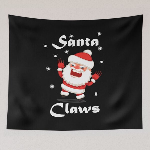 Item preview, Funny Santa Claws Christmas Parody designed and sold by wordsonly.