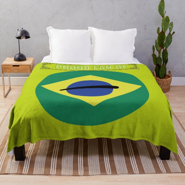 Item preview, PROUD FAN OF BRASIL; DURING WOLRD CUP 2022 IN QATAR designed and sold by JM INSPIRES.