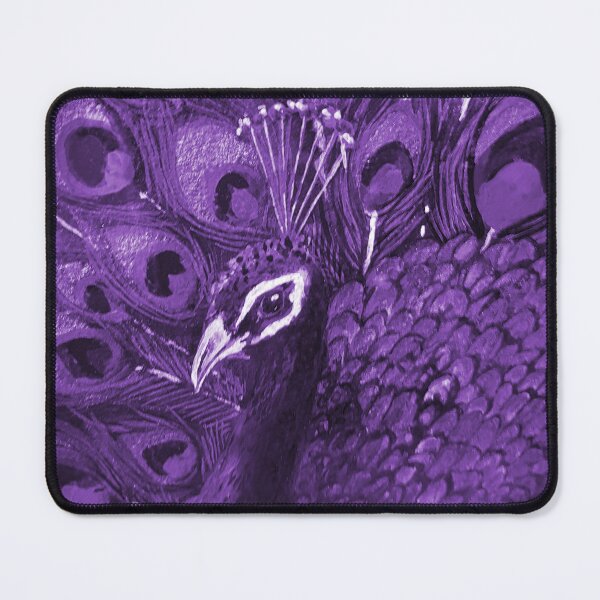 Item preview, Purple Peacock Art designed and sold by Nicola Morgan.