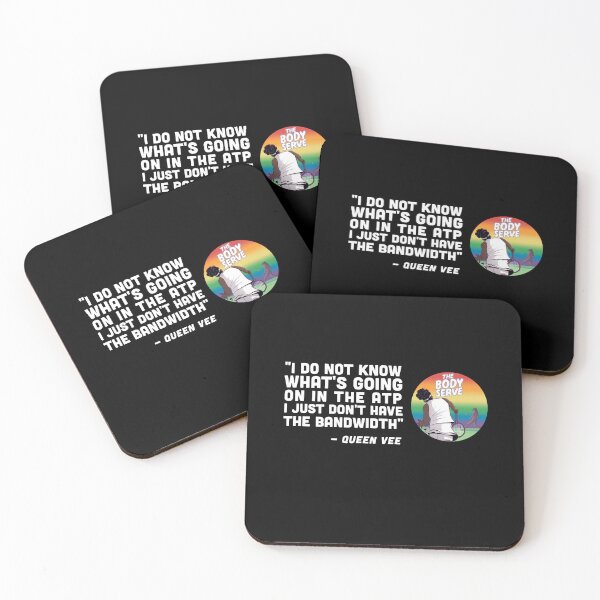 The Body Serve Tennis Podcast Coasters (Set of 4)