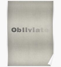 obliviate Poster