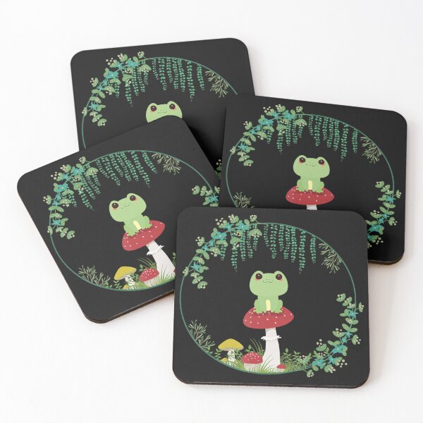Item preview, Cottagecore Aesthetic Kawaii Frog Goblincore Cute Mushroom designed and sold by vuhieustore.