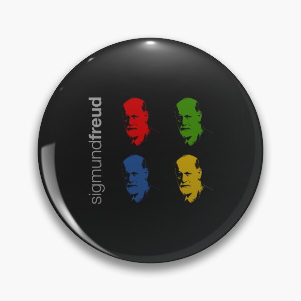 Item preview, Quadrichrome Sigmund Freud portrait poster  designed and sold by CMYKStudio.