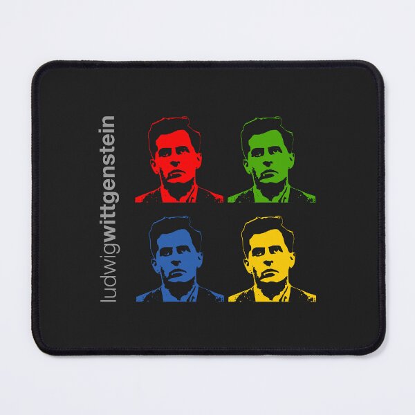 Item preview, Quadrichrome Ludwig Wittgenstein portrait poster  designed and sold by CMYKStudio.