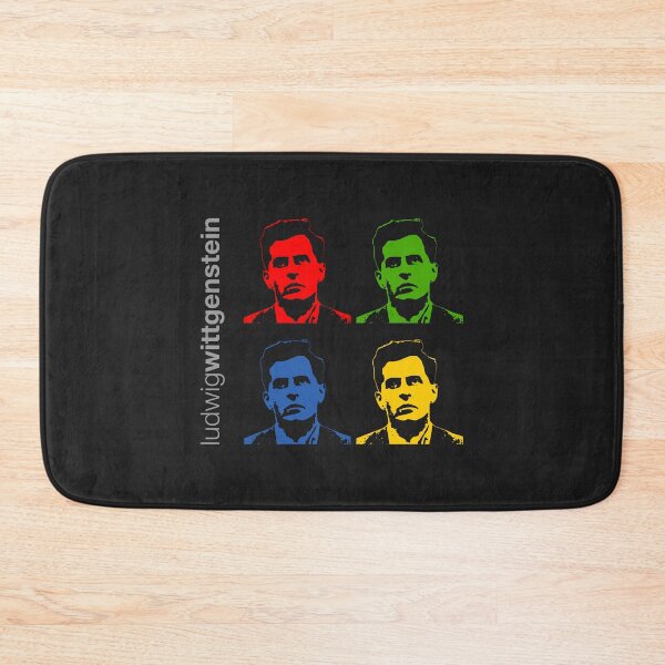 Item preview, Quadrichrome Ludwig Wittgenstein portrait poster  designed and sold by CMYKStudio.
