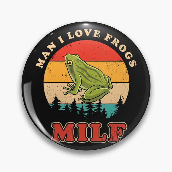 Item preview, MILF Man I Love Frogs Funny Retro Frog designed and sold by hieuvustore.