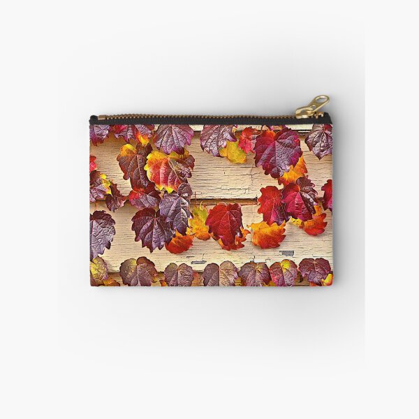 Item preview, Autumn Leaves on Weathered Siding designed and sold by jjohnsueb.