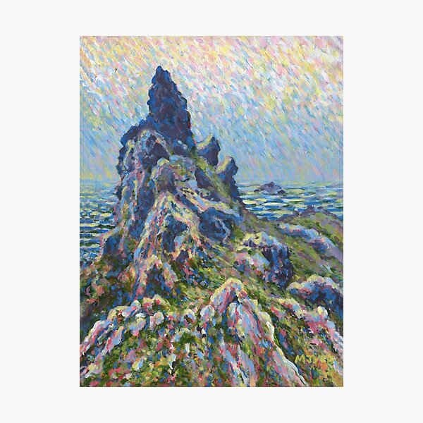 Item preview, South Devon impressionist coast painting designed and sold by Marion Yeo.