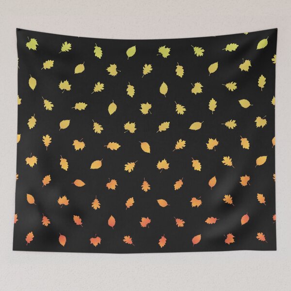 Item preview, Falling leaves (black) designed and sold by animinimal.