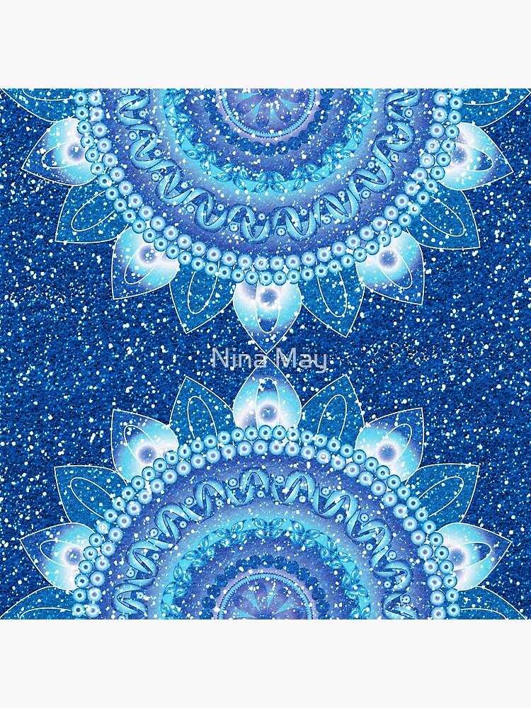 Frozen Glitter Mandalas by ninabmay