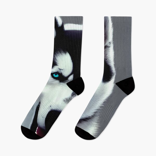 Item preview, Siberian Husky colorful dog portrait #18 designed and sold by supeart.