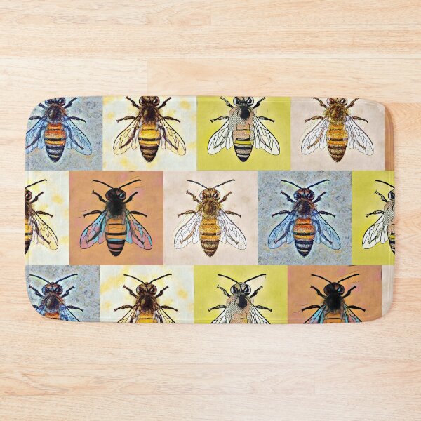 Item preview, Honey Bees Forever Pattern designed and sold by Graffegraphics.