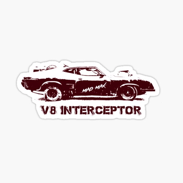 V8 Interceptor (Mad Max) Sticker