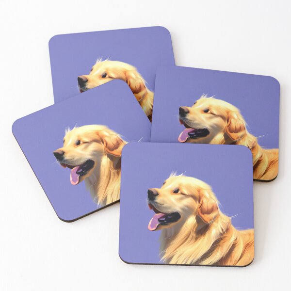 Item preview, golden retriever - anime painting dog #3 designed and sold by supeart.