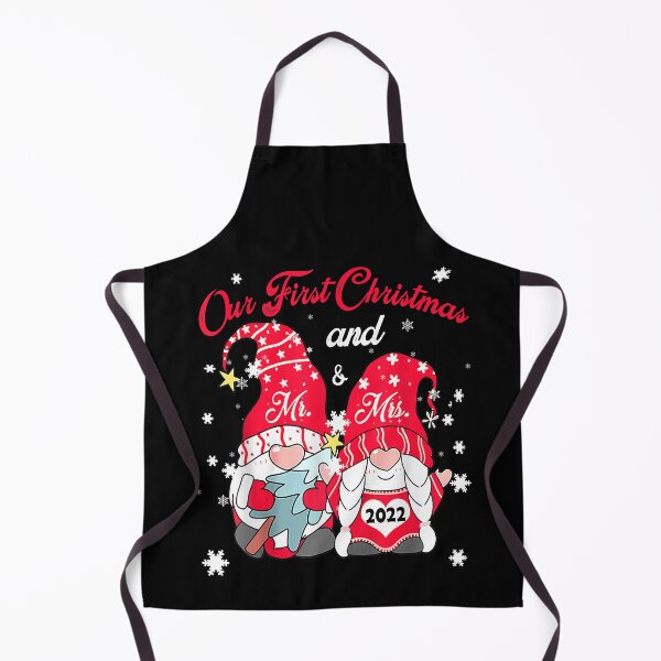 Item preview, Our First Christmas As Mr and Mrs 2023 Couple Gnomes Xmas designed and sold by IsraelCastro.